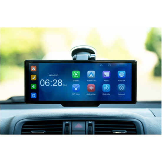 Kamera cofania CarPlay i Android Auto SCT M1060BWT