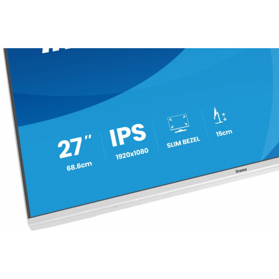Monitor 27 cali XB2797HSU-W1 IPS, FHD, HDMI, DP, 120Hz, 2xUSBv3.2, 2xUSB-C, 350 CD, x2W, HAS 150/PIVOT, Biały