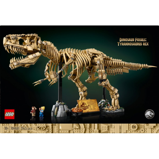 Klocki Jurassic World 76968 Szkielety dinozaurów: tyranozaur