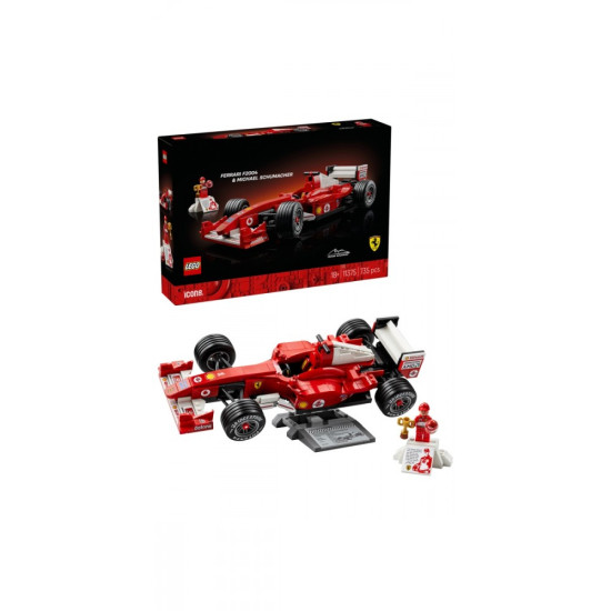 Klocki Icons 11375 Ferrari F2004 i Michael Schumacher 