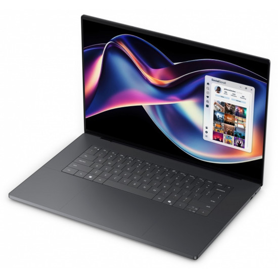Laptop XPS 16 DA16260 Win11Pro Core Ultra X7 358H/32GB/2TB/16 TOUCH/3,2K/Intel Arc/FgrPr/Cam/Mic/Backlit Kb/3 Cell/3Y ProSupport