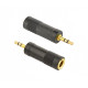 Wtyk adaptera audio od 6.35 mm do 3.5 mm 