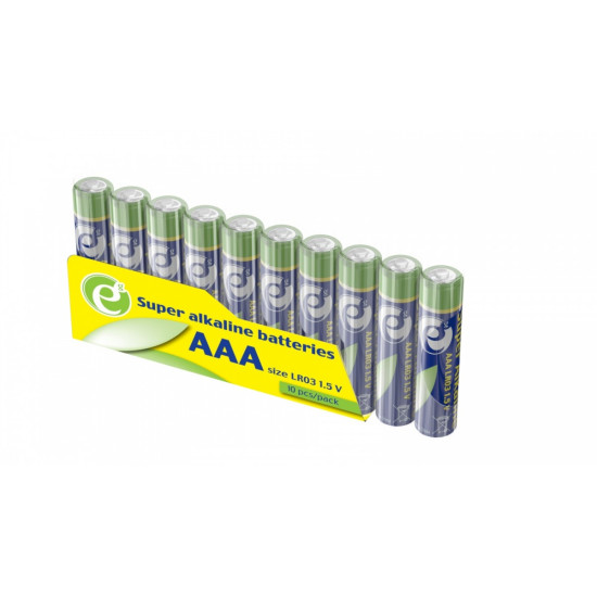 Baterie super alkaliczne AAA, 10 sztuk 