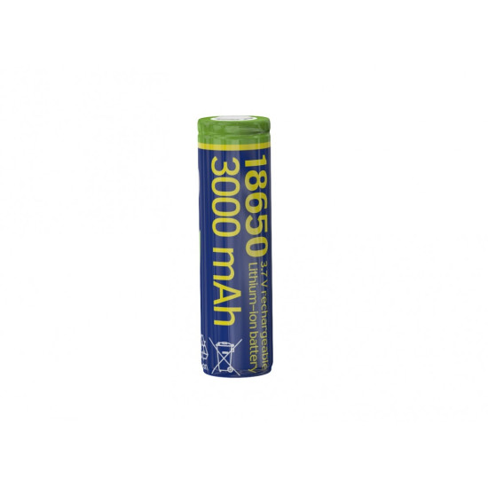 Akumulator litowo-jonowy typ 18650 (10C), 3.7V, 3000mAh z płaskimi biegunami