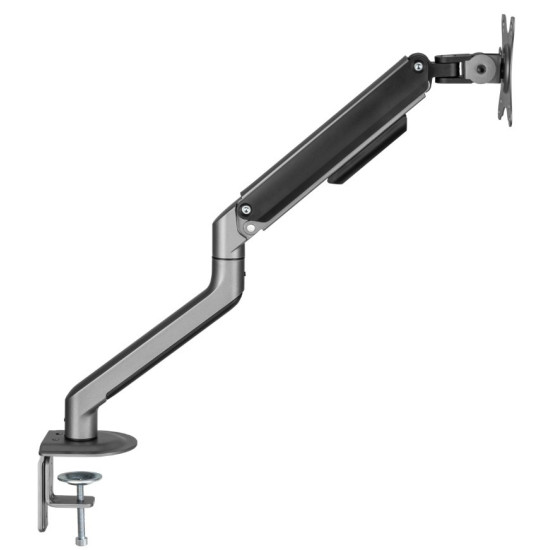 Ramię biurkowe na monitor (regulowane) od 17 do 32 cale,   obciążenie do 9kg, kolor szary