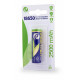 Akumulator litowo-jonowy typ 18650 (10C), 3.7V, 2500mAh z płaskimi biegunami 