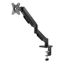 Ramię biurkowe na jeden monitor z portami USB,          regulowane,  od 17 do 32 cali, obciążenie do 9kg