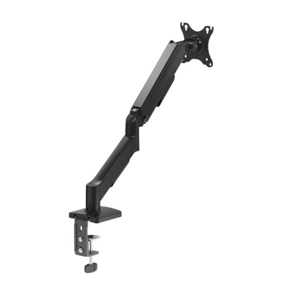 Ramię biurkowe na jeden monitor z portami USB,          regulowane,  od 17 do 32 cali, obciążenie do 9kg