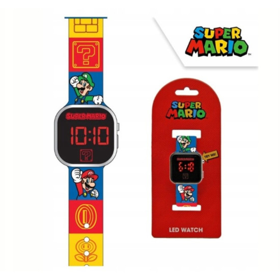 Zegarek LED Super Mario 