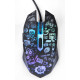 Mysz optyczna LED, 6-przyciskowa, USB, czarna 