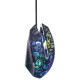 Mysz optyczna LED, 6-przyciskowa, USB, czarna 