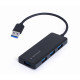 HUB 4-portowy USB 3.2 (Gen.1) czarny