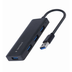 HUB 4-portowy USB 3.2 (Gen.1) czarny