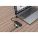 HUB 4-portowy USB 3.1 (Gen 1), z opcją zasilania zewnętrznego przez port USB-C