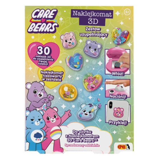 Naklejkomat 3D Care Bears zestaw uzupełniający 