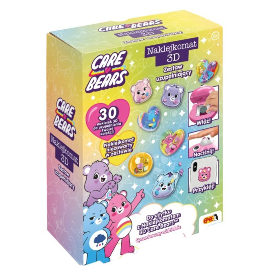 Naklejkomat 3D Care Bears zestaw uzupełniający 