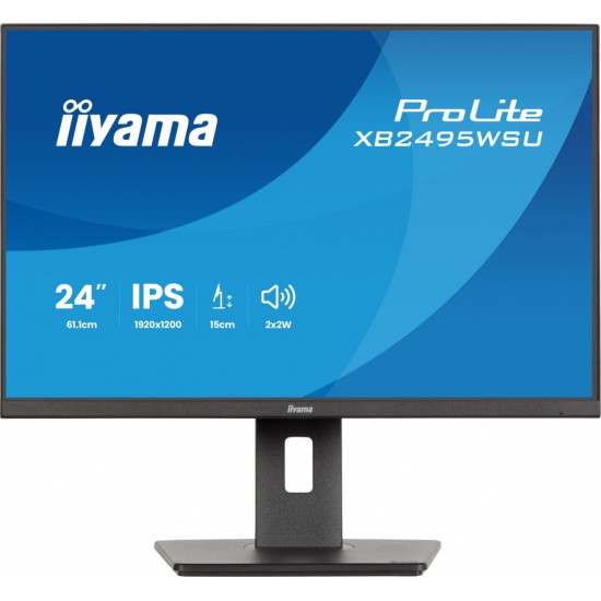 Monitor 24 cale XB2495WSU-B1 IPS,16:10,350cd,4ms,HDMI, 100Hz,1500:1, 4xUSB,2x2W,HAS150 (PIVOT) 