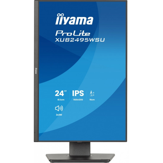 Monitor 24 cale XB2495WSU-B1 IPS,16:10,350cd,4ms,HDMI, 100Hz,1500:1, 4xUSB,2x2W,HAS150 (PIVOT) 
