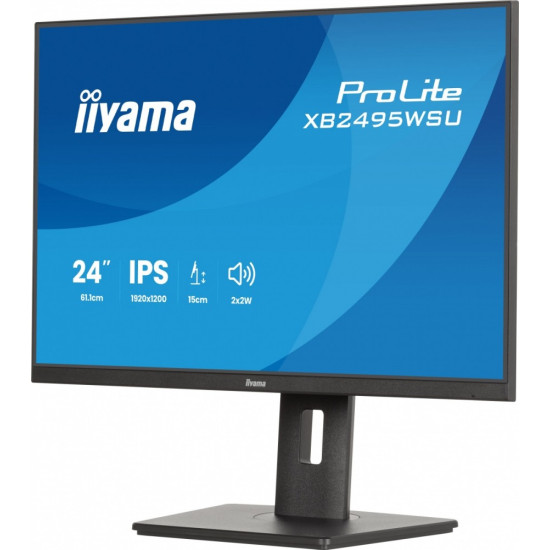 Monitor 24 cale XB2495WSU-B1 IPS,16:10,350cd,4ms,HDMI, 100Hz,1500:1, 4xUSB,2x2W,HAS150 (PIVOT) 