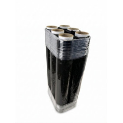 Folia stretch czarna 23mic 1,5kg x 6 BOX 