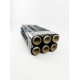 Folia stretch czarna 23mic 1,5kg x 6 BOX 