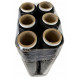 Folia stretch czarna 23mic 1,5kg x 6 BOX 