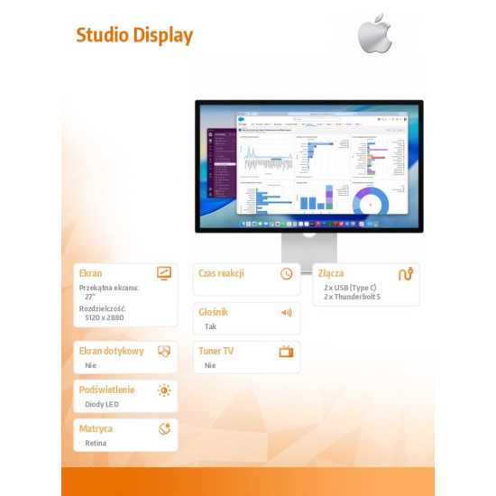 Studio Display - Standard Glass - Podstawka z regulacją pochylenia oraz wysokości