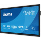 Monitor interaktywny 75 cali TE7515A-B2AG, VA,4K,40pkt,550cd,DeepContrast-IR+, HDMI x2,DP,USB-C, 2 x 20W, OPS Slot x1, 5xUSB, 2xRJ45,8-Array,EDLA, 
