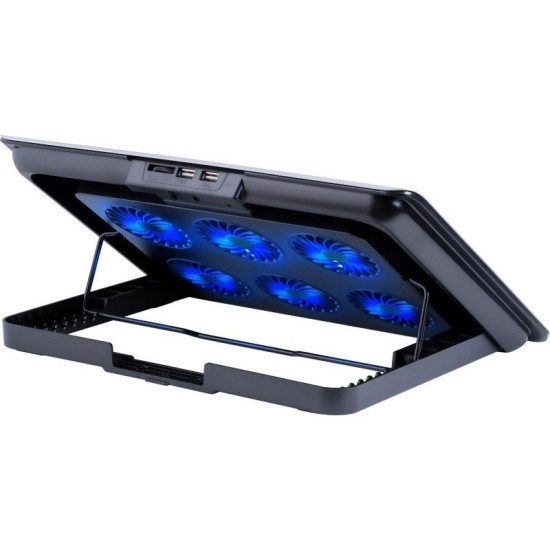 Podstawka chłodząca NS-520 6W 2XUSB RGB