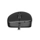 Mysz Hawk 2 2400DPI laserowa czarna