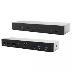 Stacja dokująca Thunderbolt 4 Intelligent Dual Display Power Delivery 90W 2x DP Video TB AUDIO LAN  USB-A 10Gbps USB-C 10 Gbps Kensington lock