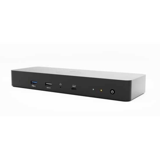 Stacja dokująca Thunderbolt 4 Intelligent Dual Display Power Delivery 90W 2x DP Video TB AUDIO LAN USB-A 10Gbps USB-C 10 Gbps Kensington lock