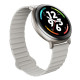 Smartwatch Aurora Amoled rozmowy AI srebrny 
