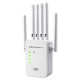Wzmacniacz syganłu WiFi 6 | Repeater | Access Point | AX1200 Mb/s| 6 anten | 2xRJ45 | 128MB 