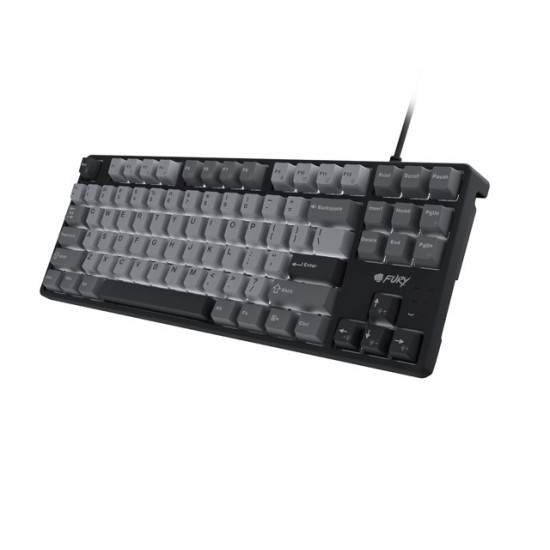Klawiatura Fury Kanabo K2 US czarno-szara, podświetlenie