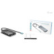 Stacja dokująca USB-C Meatl Nano 3x Display DP HDMI Power Delivery 100 W 