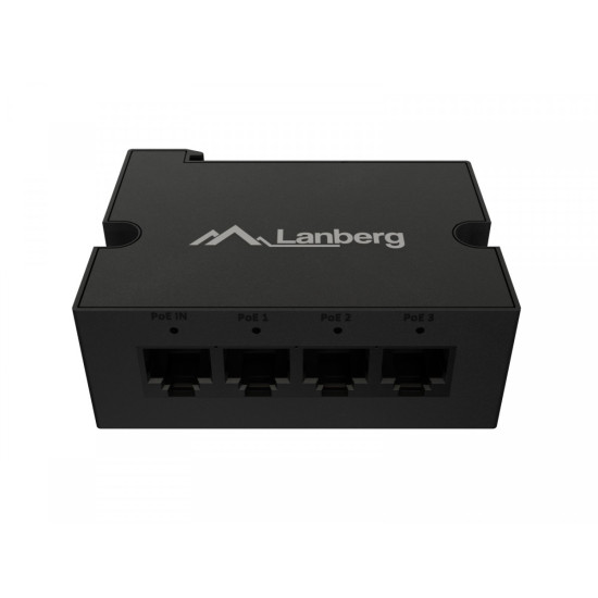 Przełącznik Din-Ge4-Bt-90w 1xIn 3xOut 1GB PoE Extender Gigabit Ethernet Din Rail Bt 90W
