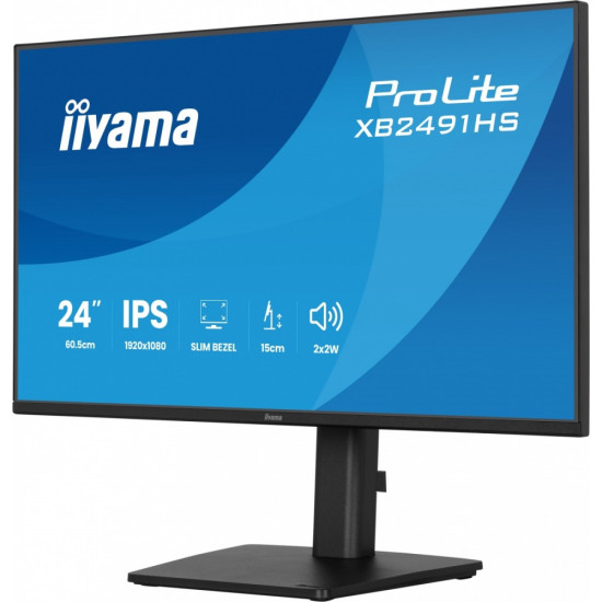 Monitor 23.8 cala XB2491HS-B1 IPS,HDMI,DP,1ms,350cd, 1500:1,120Hz,2x2W,HAS150 (PIVOT)