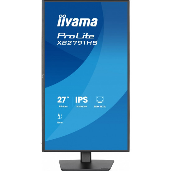 Monitor 27 cali XB2791HS-B1 FHD,IPS.HDMI.DP.2x2W,350cd,1500:1, 120Hz,HAS 150 (PIVOT)