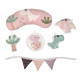 Mata edukacyjna Dino Pink TinyMini różowa