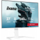 Monitor 27 cali GB2771HSU-W1 0.4ms,Fast IPS, HAS (150) PIVOT, 1xUSB 3.2, 1xUSB C, 240Hz, DP, 2xHDMI,Adaptive G-SYNC - 1920 x 1080 @48-240Hz Dis
