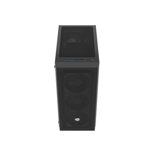 Obudowa Fury Shobo SH8F Midi Tower z oknem czarna 