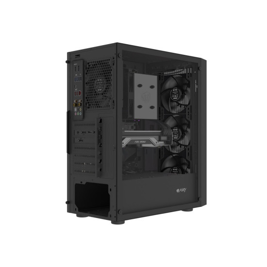Obudowa Fury Shobo SH8F Midi Tower z oknem czarna 