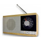 Radio Krystyna w drewnianej obudowie