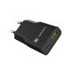 Ładowarka sieciowa slim RiberaGAN 1xUSBC+1xUSB-A 20W