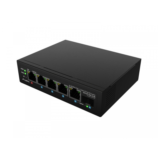 Przełącznik Light ILFE-4P-1GE-1S-90 Light Industrial POE 1XBT 3AXT SFP + ETH DIN FAST Ethernet 