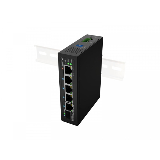 Przełącznik Light ILFE-4P-1GE-1S-90 Light Industrial POE 1XBT 3AXT SFP + ETH DIN FAST Ethernet 