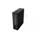 Przełącznik ILGE-8P-2S-120 Light Industrial POE 4XBT 4XAT 2XSFP DIN Gigabait Ethernet 