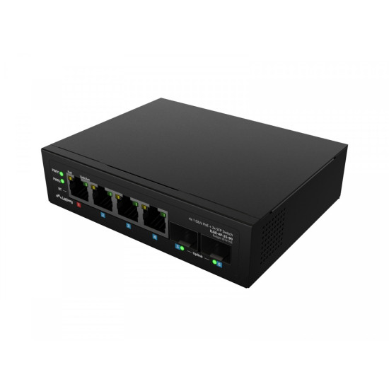 Przełącznik ILGE-4P-2S-90 Light Industrial POE 1XBT 3XAT 2XSFP DIN Gigabit Ethernet 