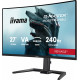 Monitor 27 cali GCB2784HSU-B1 FHD, 0.7ms, VA, 1500R, 240Hz, 2xHDMI, DP, 2xUSB, FreeSync Premium -1920x1080 (48-240Hz), HDR10, 2x2W, HAS150(PIVOT)